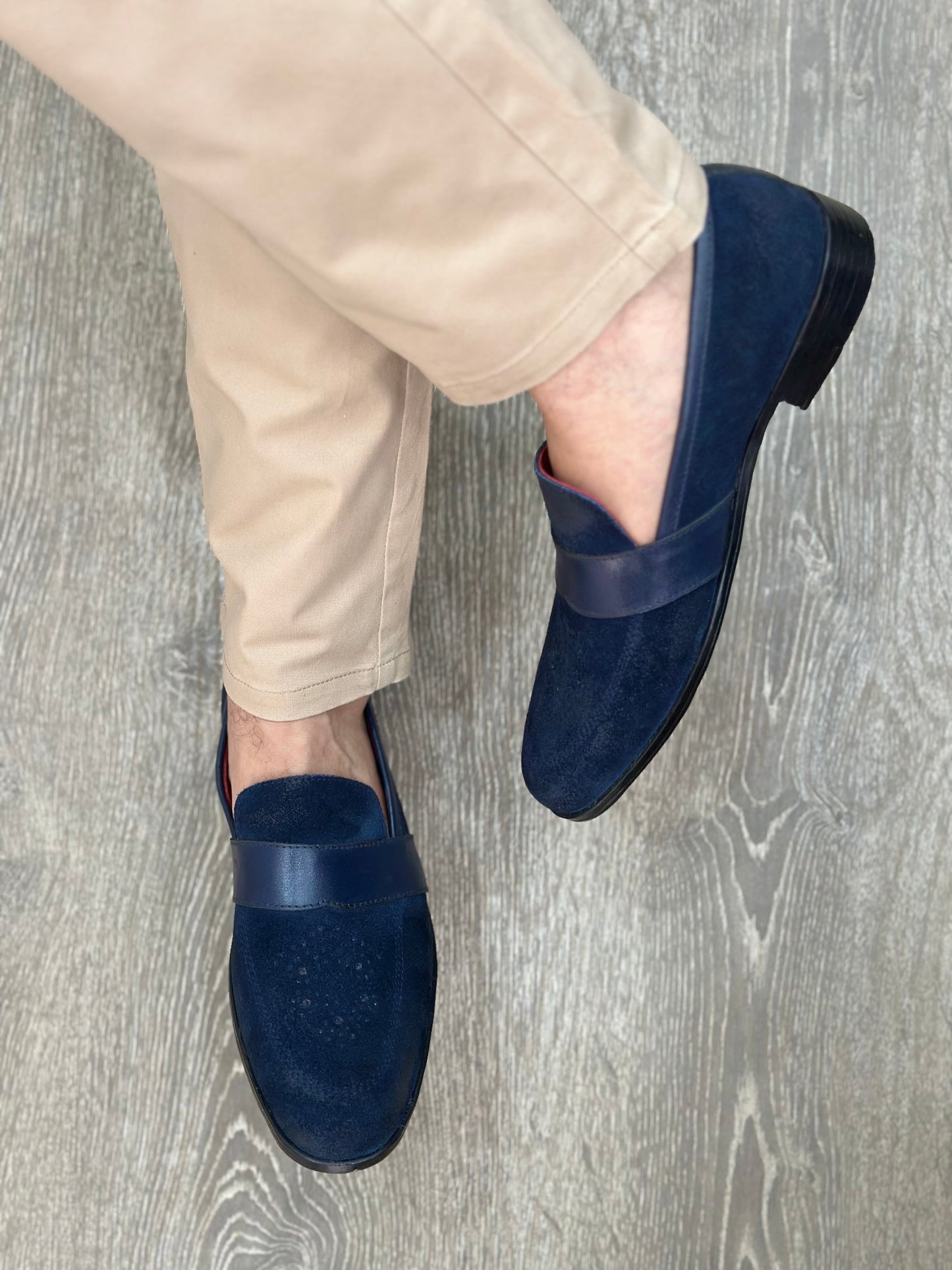 The Valenzi Loafer Blue