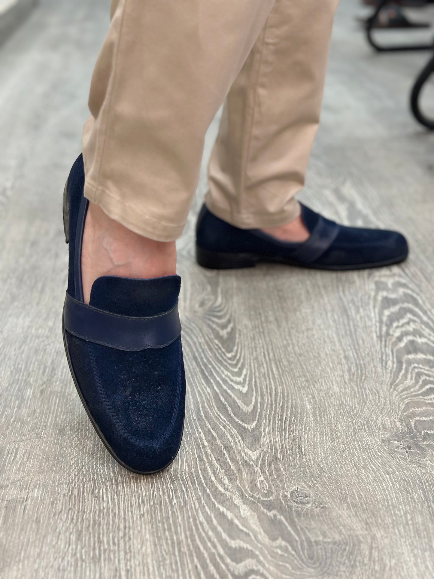 The Valenzi Loafer Blue