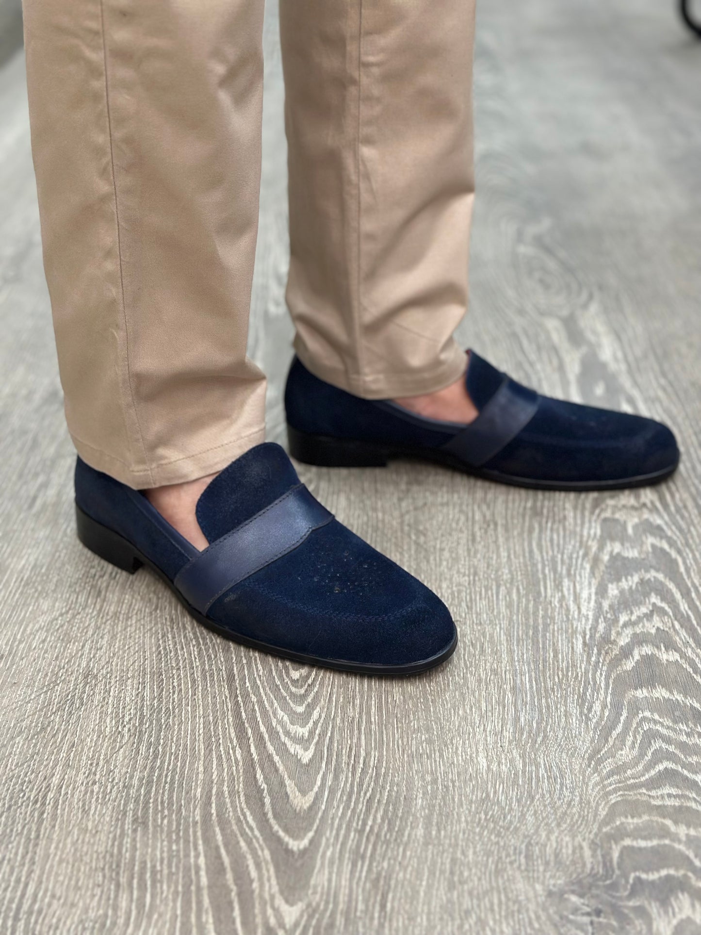 The Valenzi Loafer Blue